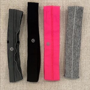 lululemon athletica Hair Accessories Set - Black, Pink, Gray